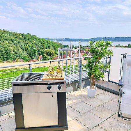 Seeblickapartment Fuer Bis Zu 12, Nuernberg & Schwabach In 30-35 Minuten Zu Erreichen, Sauna, Arbeitsplatz, Dachterrasse & Grill Spalt Bagian luar foto