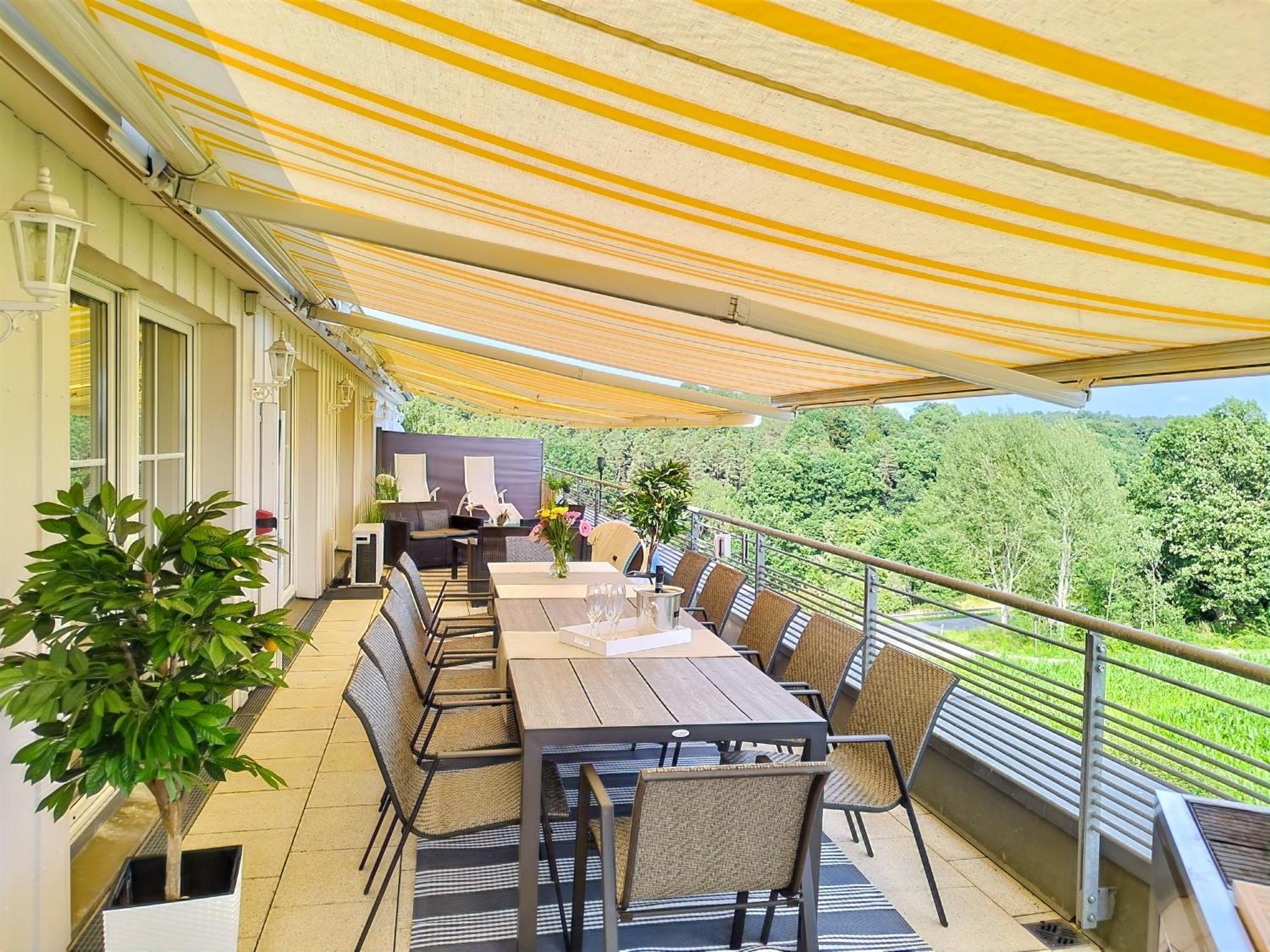 Seeblickapartment Fuer Bis Zu 12, Nuernberg & Schwabach In 30-35 Minuten Zu Erreichen, Sauna, Arbeitsplatz, Dachterrasse & Grill Spalt Bagian luar foto