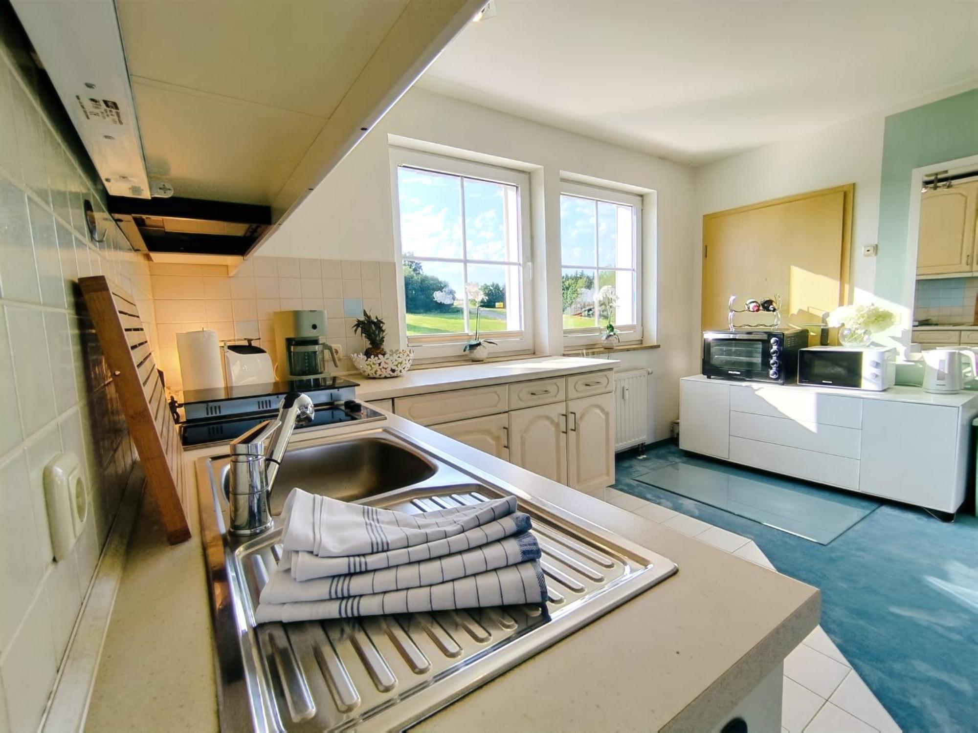 Seeblickapartment Fuer Bis Zu 12, Nuernberg & Schwabach In 30-35 Minuten Zu Erreichen, Sauna, Arbeitsplatz, Dachterrasse & Grill Spalt Bagian luar foto